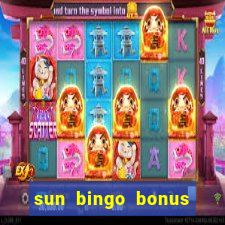 sun bingo bonus terms and conditions