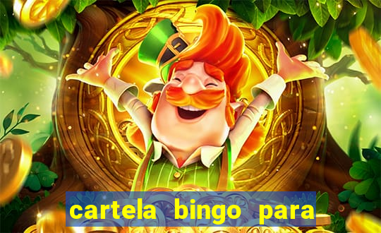 cartela bingo para cha de cozinha imprimir gratis