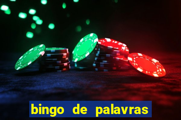 bingo de palavras cha de bebe