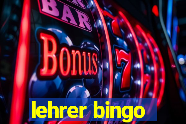 lehrer bingo