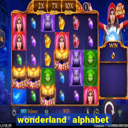 wonderland alphabet comic studio