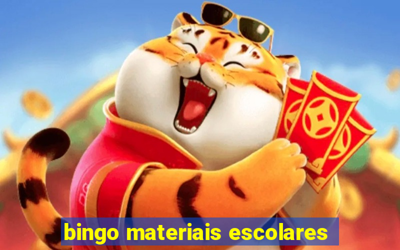 bingo materiais escolares