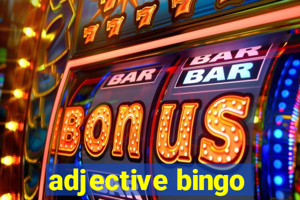 adjective bingo