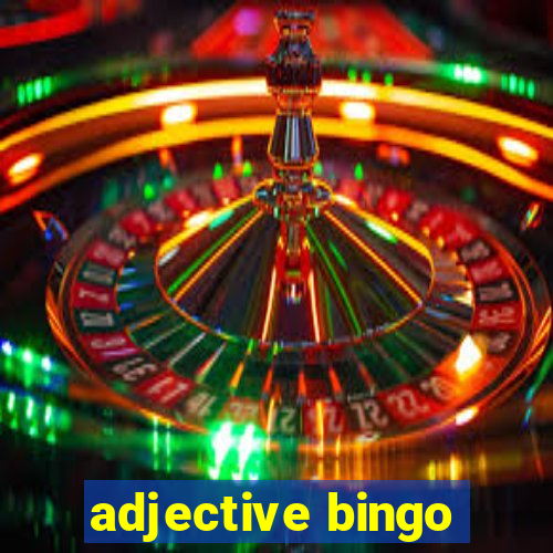 adjective bingo