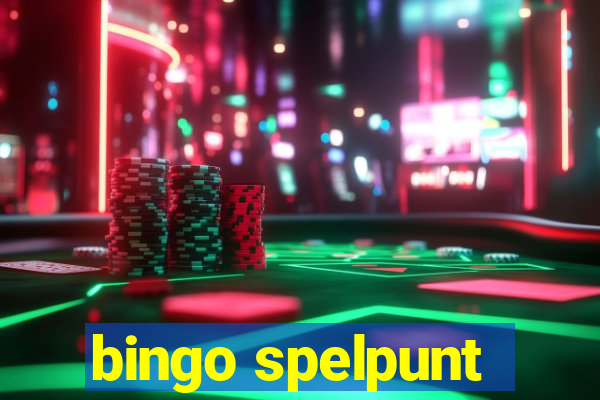 bingo spelpunt