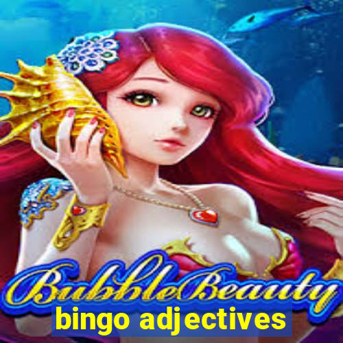 bingo adjectives