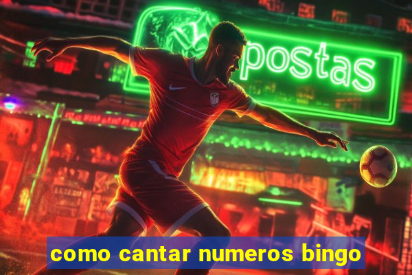 como cantar numeros bingo