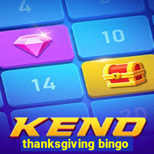 thanksgiving bingo