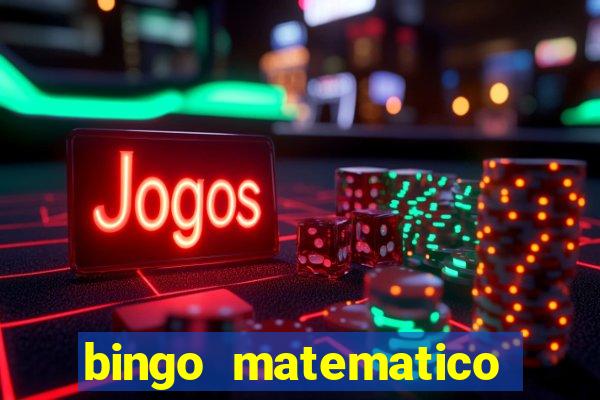 bingo matematico para ensino medio