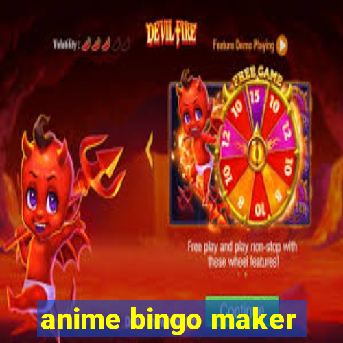 anime bingo maker