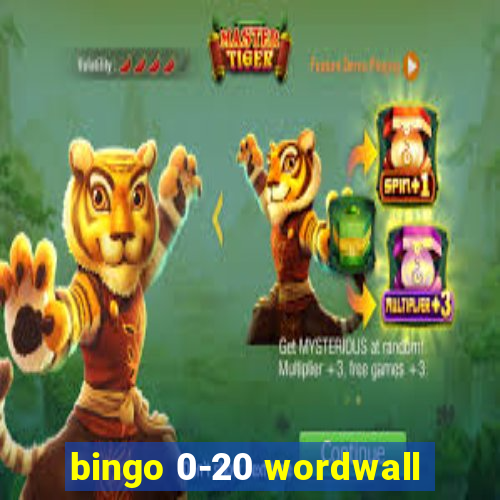 bingo 0-20 wordwall