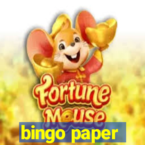 bingo paper