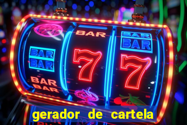 gerador de cartela de bingo