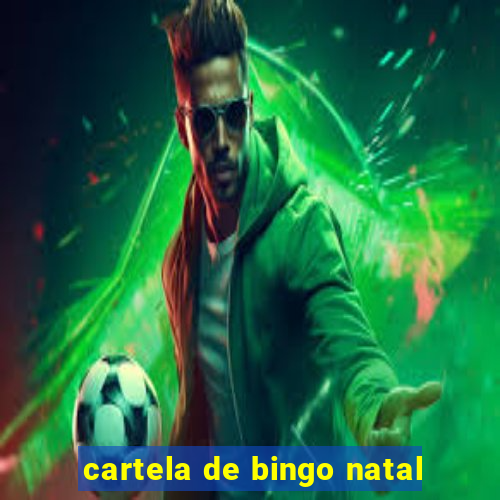 cartela de bingo natal