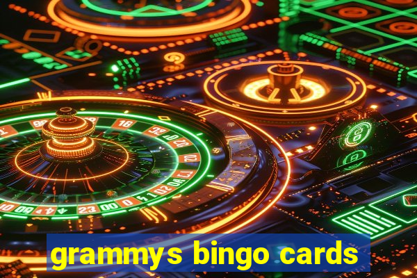 grammys bingo cards