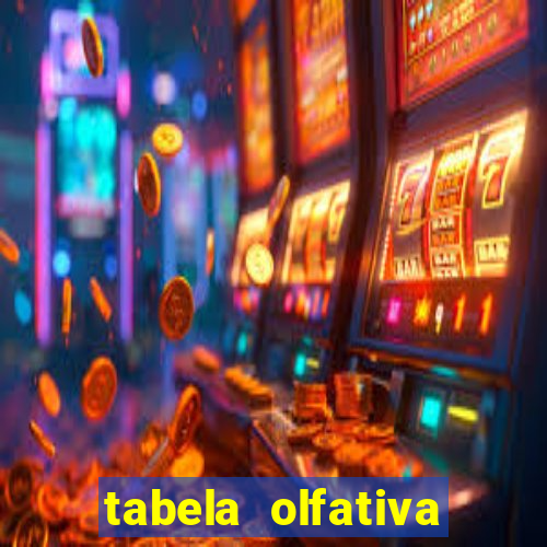 tabela olfativa amei cosméticos