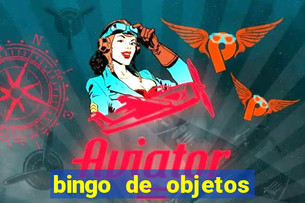 bingo de objetos para imprimir