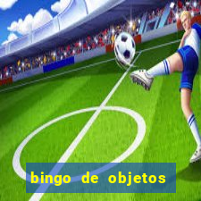 bingo de objetos para imprimir