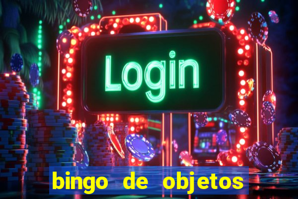 bingo de objetos para imprimir