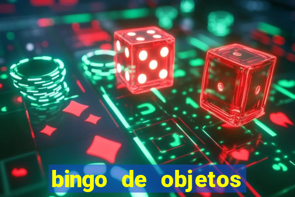 bingo de objetos para imprimir