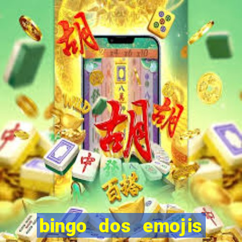 bingo dos emojis para imprimir