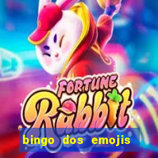 bingo dos emojis para imprimir