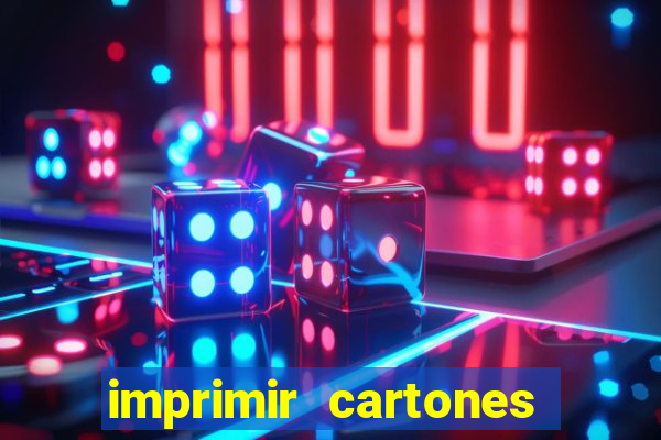 imprimir cartones de bingo