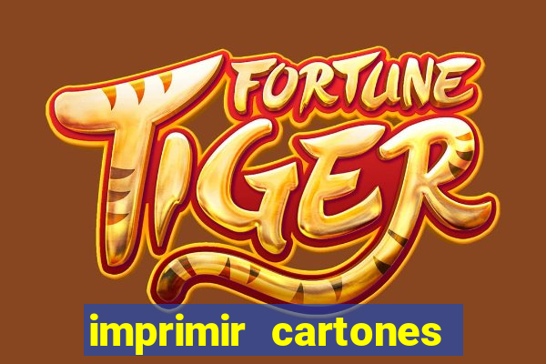 imprimir cartones de bingo