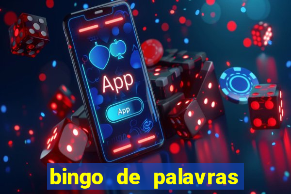 bingo de palavras de natal