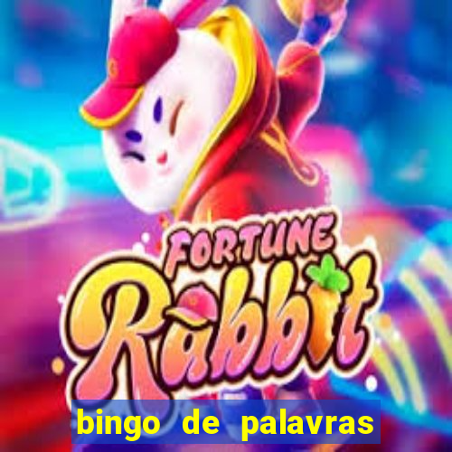 bingo de palavras de natal