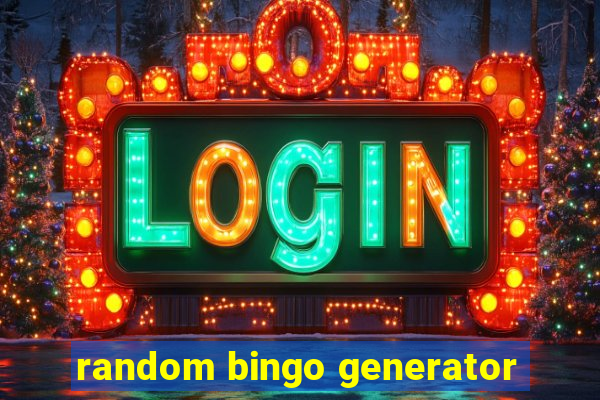 random bingo generator