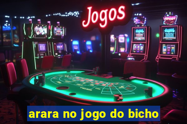 arara no jogo do bicho