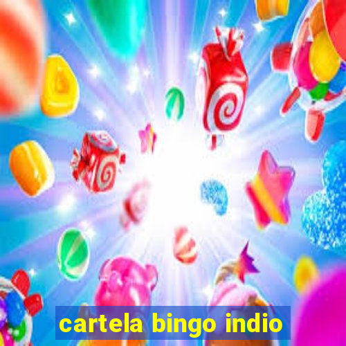 cartela bingo indio