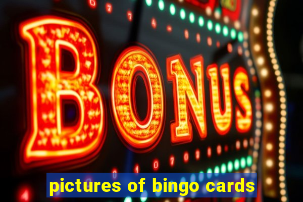 pictures of bingo cards