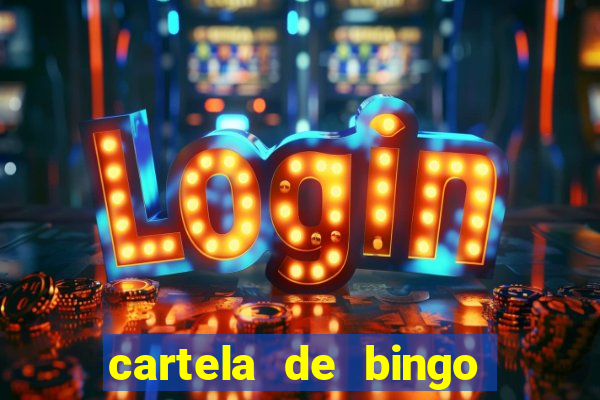 cartela de bingo de nomes para imprimir