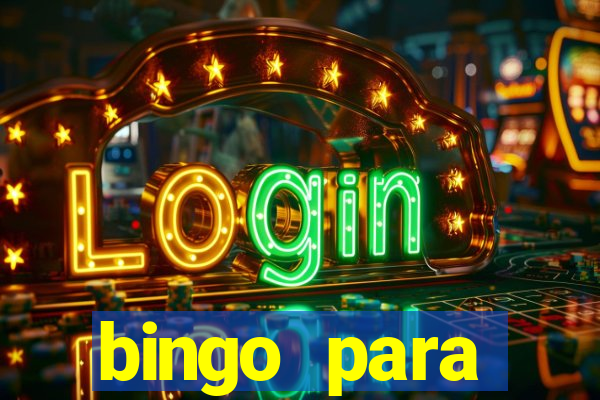 bingo para despedida de solteira para imprimir