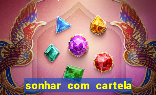 sonhar com cartela de bingo