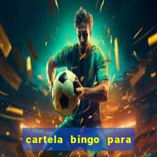 cartela bingo para cha de cozinha imprimir gratis