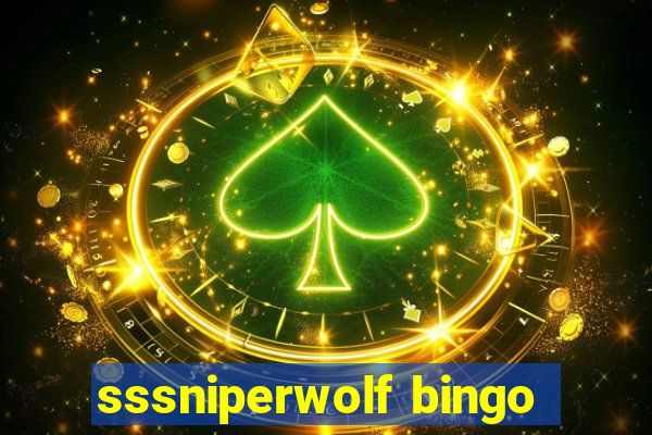 sssniperwolf bingo