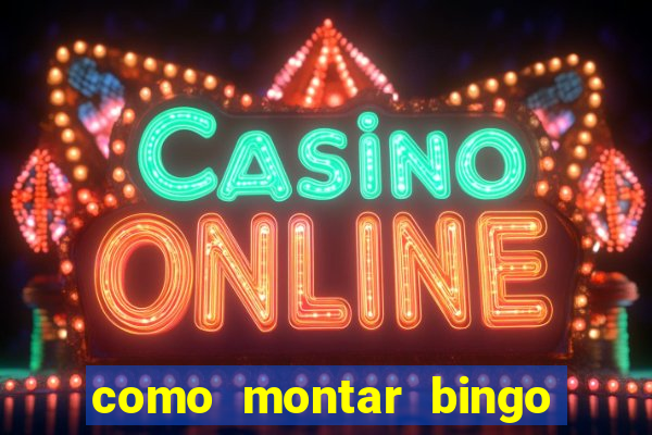 como montar bingo brinquedos toia