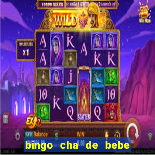 bingo cha de bebe cartelas para imprimir