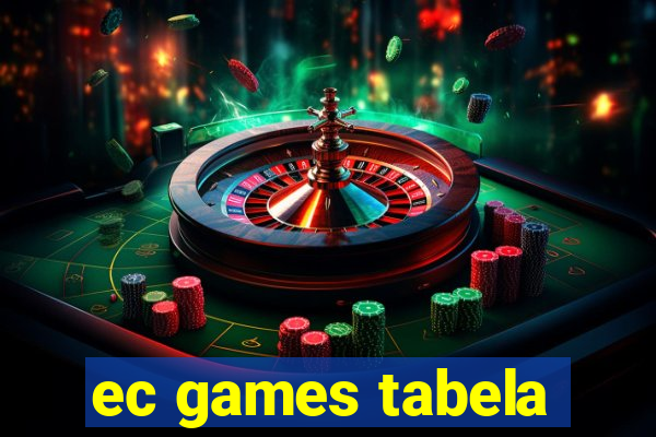 ec games tabela