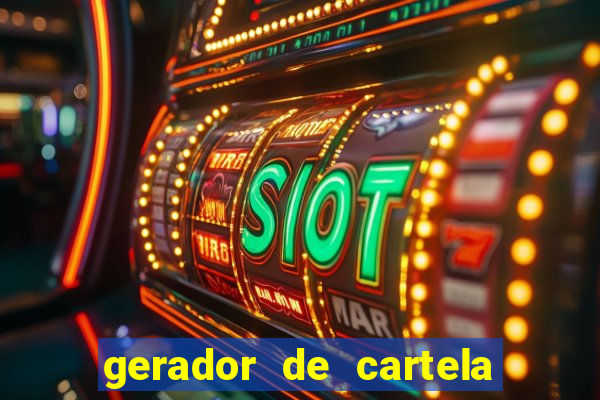 gerador de cartela de bingo