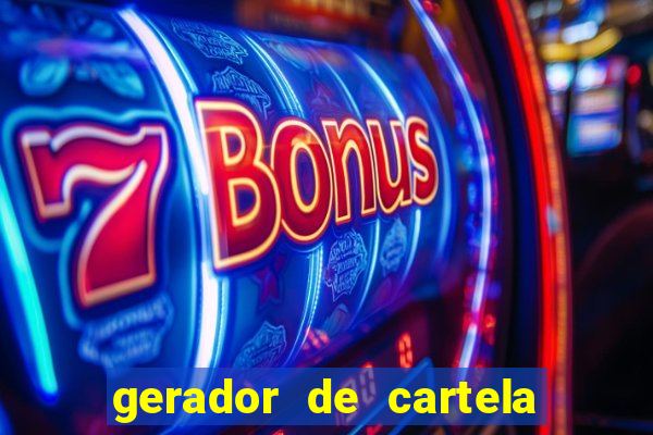 gerador de cartela de bingo