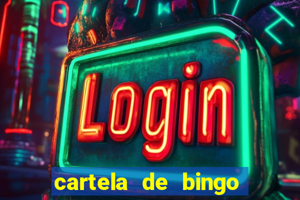 cartela de bingo cha de panela