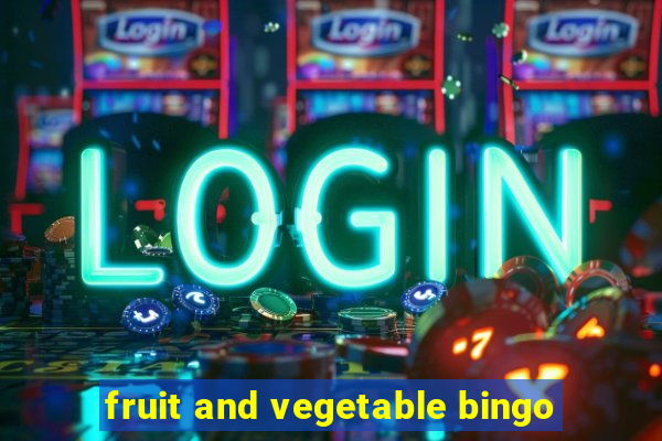 fruit and vegetable bingo