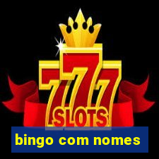 bingo com nomes