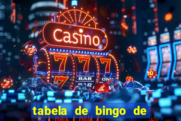 tabela de bingo de 1 a 100